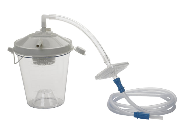 Universal Suction Machine Tubing And Filter Replacement Kit With Canister, Pack Of 1 - BeHope