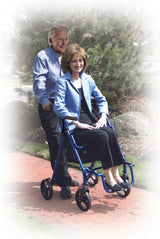 Duet Dual Function Transport Wheelchair Rollator Rolling Walker - BeHope
