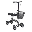 Dual Pad Steerable Knee Walker Knee Scooter with Basket, Alternative to Crutches - BeHope