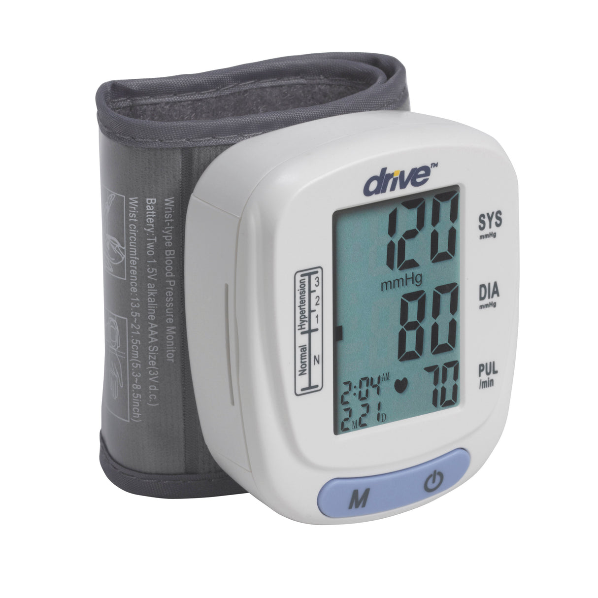 Automatic Blood Pressure Monitor, Wrist Model - BeHope
