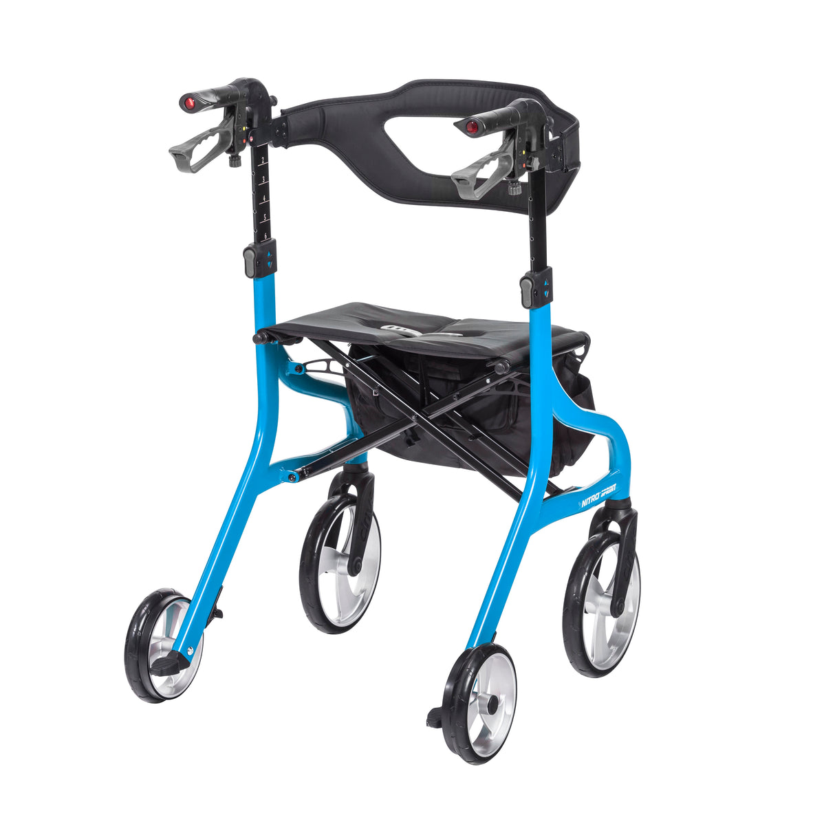 Nitro Sprint Rollator Rolling Walker, Tall - BeHope
