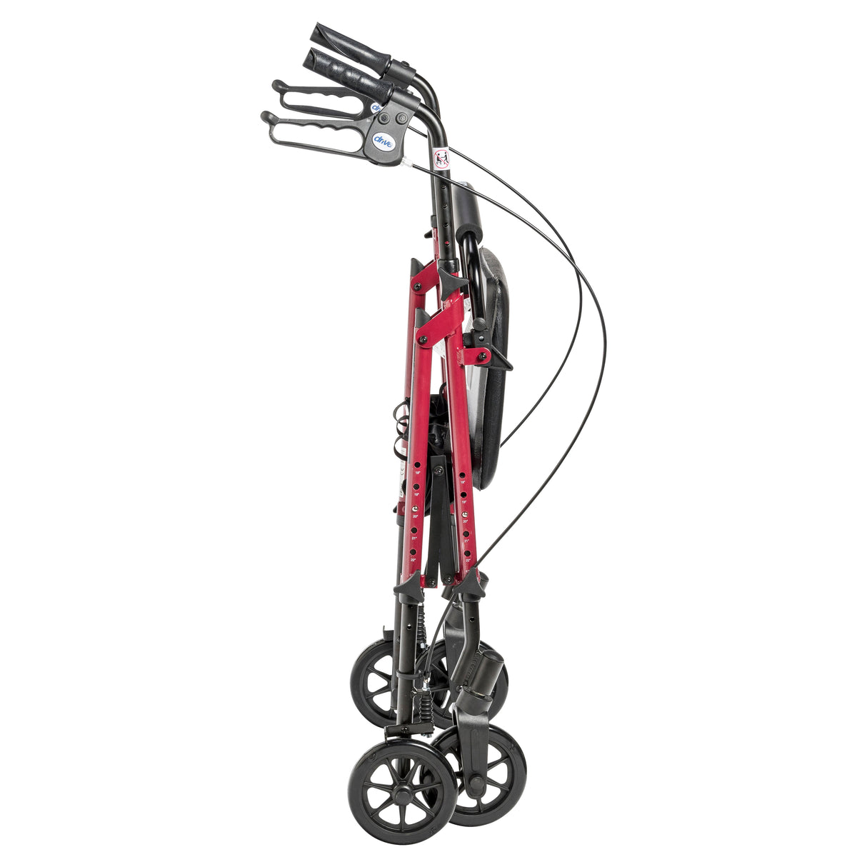 Adjustable Height Rollator Rolling Walker with 6" Wheels - BeHope
