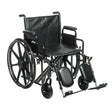 Sentra EC Heavy Duty Wheelchair, Detachable Desk Arms, Elevating Leg Rests, 20" Seat - BeHope
