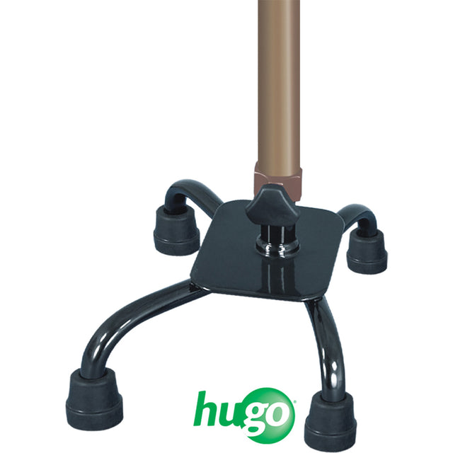 Adjustable Quad Cane For Right Or Left Hand Use, Large Base - BeHope
