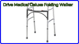 Deluxe Two Button Folding Walker - BeHope