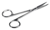 Iris Scissors 4.5" Curved Stainless Steel Floor Grade Each