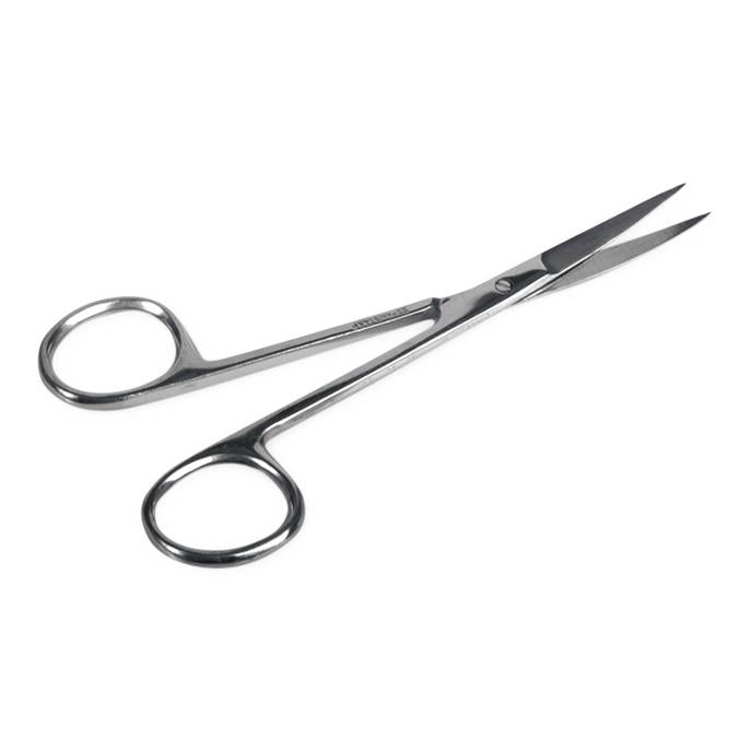 Iris Scissors 4.5" Curved Stainless Steel Floor Grade Each