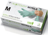 Aloetouch Nitrile Powder-free Exam Glove Chemo Approved Small Green