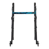 Medline Folding Trigger Walker with 5in Wheels