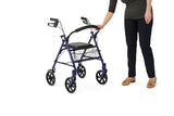 Medline Steel Rollator with 8in Wheels