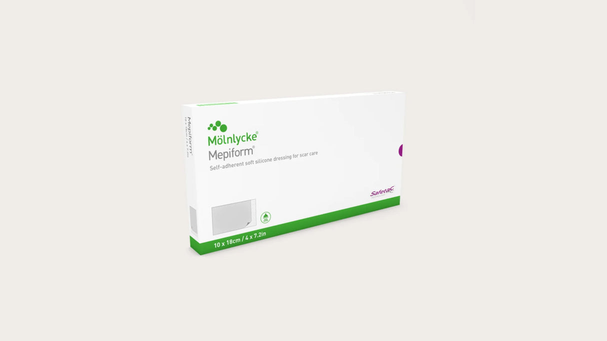 Bx/5 Mepiform Scar Care Dressing, Size 10Cm X 18Cm