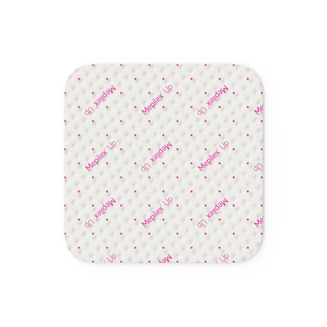 Mepilex Up Foam Dressing 10cm X 10cm With Safetec Technology Water-resist Back Heavy Exuding Woun - Box Of 5 - Behope