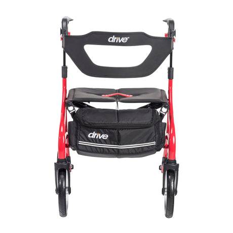 Nitro Sprint Rollator Rolling Walker, Red - BeHope