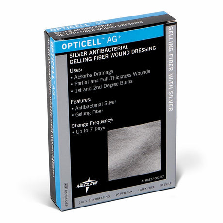 Opticell Ag+ Silver Gelling Fiber Dressing 10cm X 12cm - BeHope