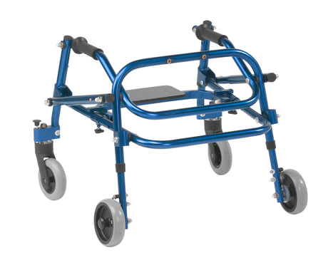 Nimbo 2G Lightweight Posterior Walker with Seat, Large, Knight Blue - Behope - KA4200S-2GKB