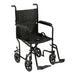 Lightweight Transport Wheelchair, 17" Seat, Black - Behope - ATC17-BK