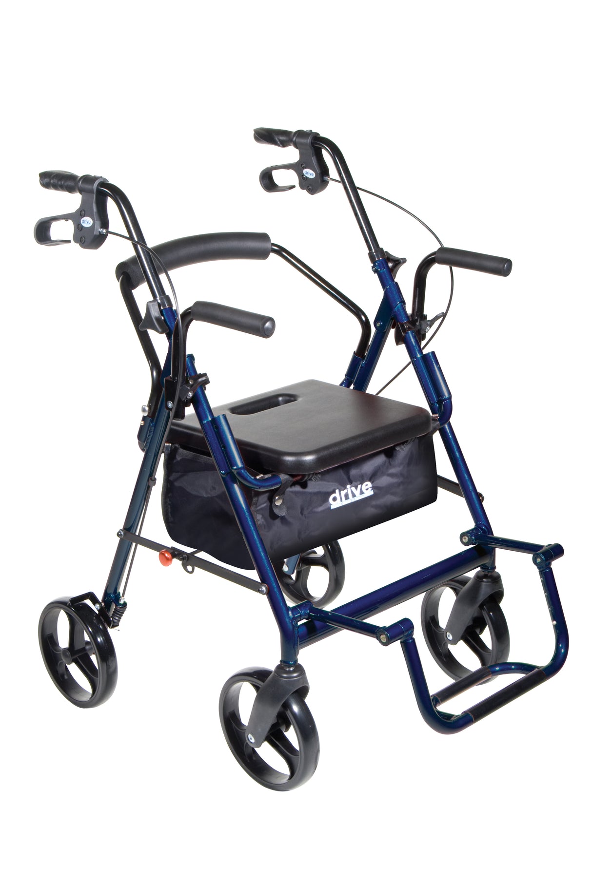 Duet Dual Function Transport Wheelchair Rollator Rolling Walker - BeHope