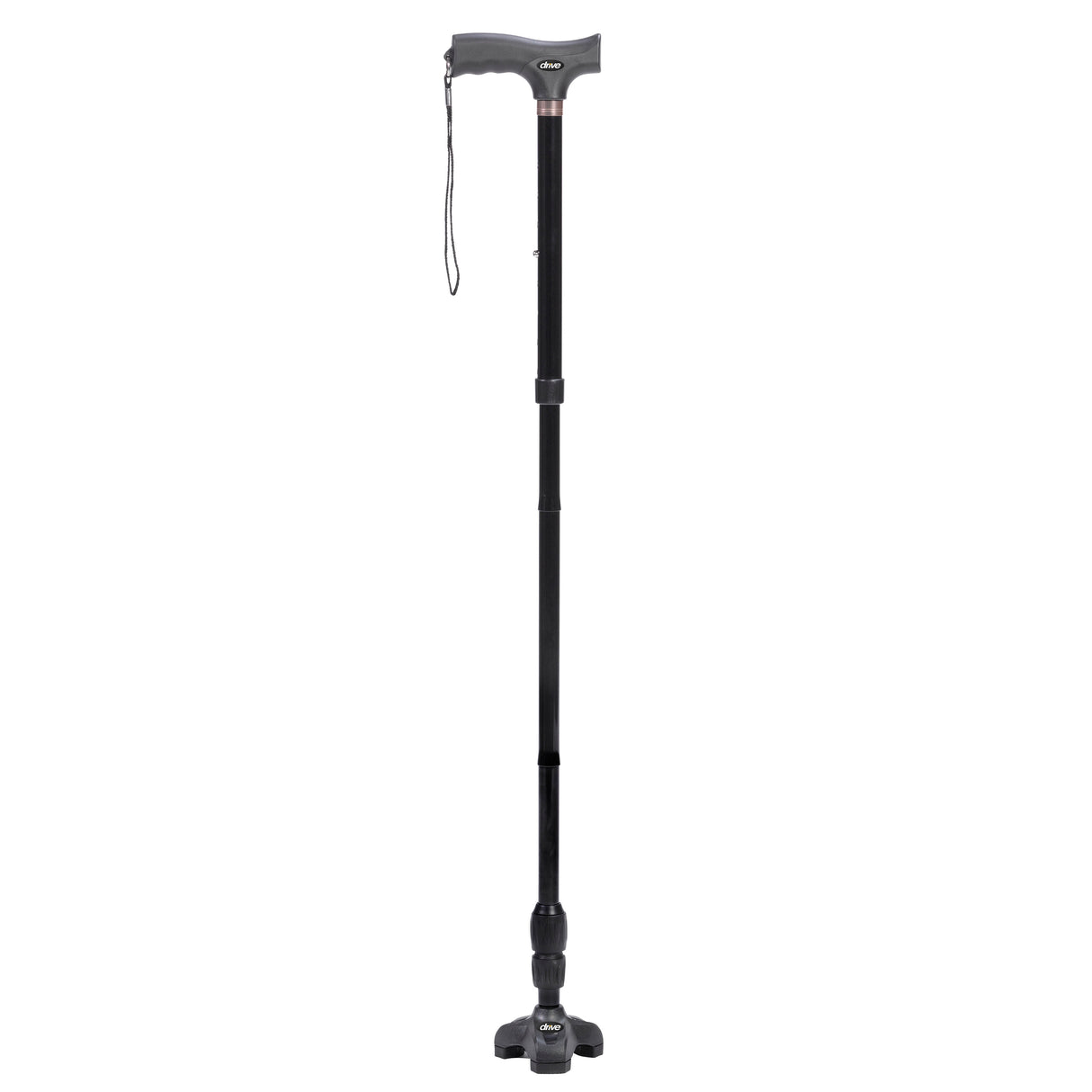 Flex N Go Adjustable Folding Cane with T Handle