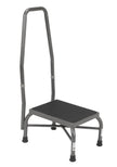 Heavy Duty Bariatric Footstool with Non Skid Rubber Platform and Handrail - BeHope