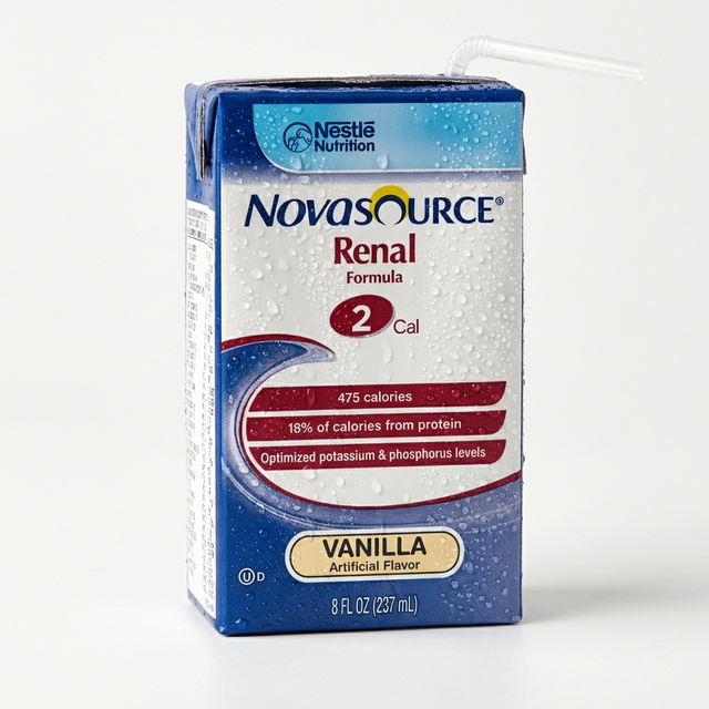 Novasource® Renal Vanilla Nutrition Drink 237 mL (Tetra Prisma) – Case of 24 - BeHope