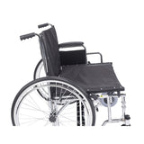Sentra Ec Heavy Duty Extra Wide Wheelchair, Detachable Full Arms - BeHope