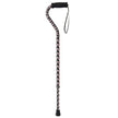 Foam Grip Offset Handle Walking Cane, Pink Floral - Behope - RTL10303PF