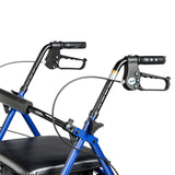 Adjustable Height Rollator Rolling Walker with 6" Wheels - BeHope