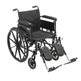 Cruiser X4 Lightweight Dual Axle Wheelchair with Adjustable Detatchable Arms