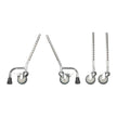 First Class School Chair Legs with Casters, Large, Pack of 4 - Behope - FC 4029N