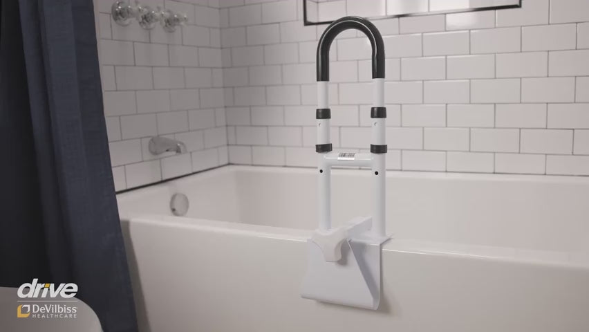 Adjustable Height Bathtub Grab Bar Safety Rail - Behope