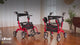 Nitro Duet Dual Function Transport Wheelchair and Rollator Rolling Walker - Behope