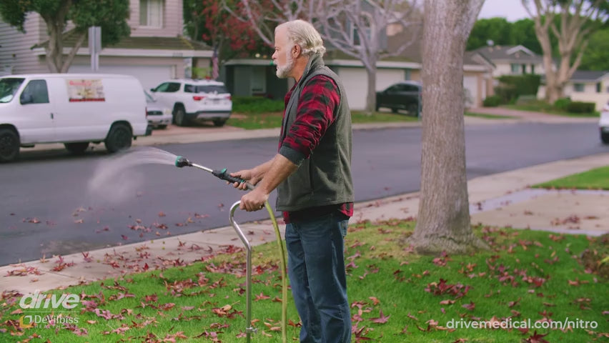 Nitro Sprint Rollator Rolling Walker, Black - Behope