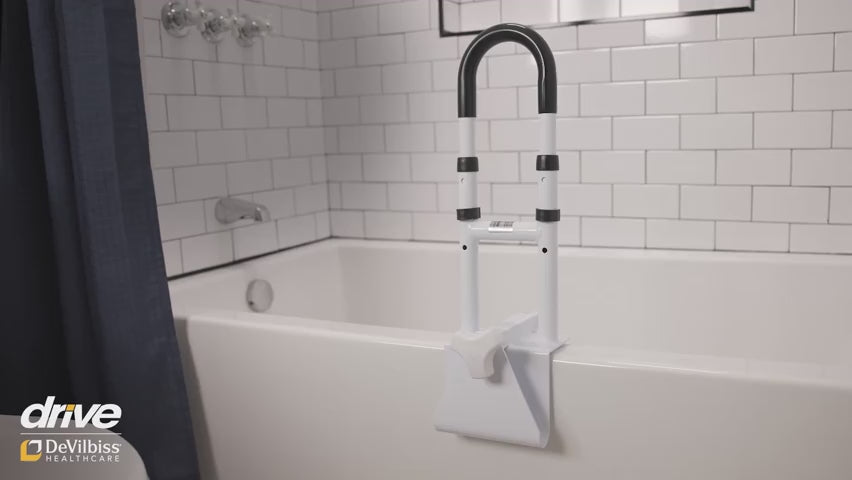 Adjustable Height Bathtub Grab Bar Safety Rail - Behope