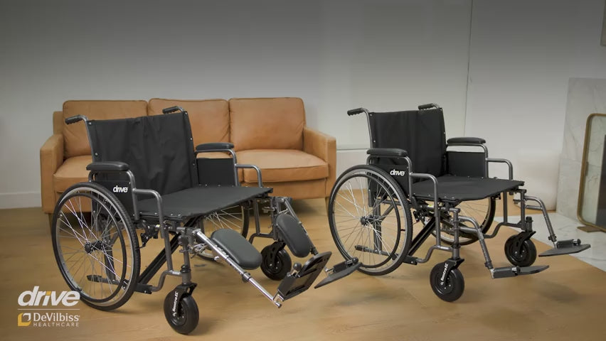 Sentra EC Heavy Duty Extra Wide Wheelchair - Behope