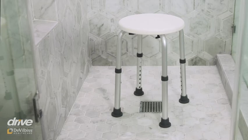Adjustable Height Bath Stool - Behope