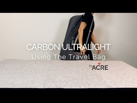 Sac de transport pour déambulateurs ultralégers en fibre de carbone Byacre