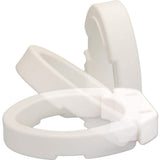 Hinged Toilet Seat Riser, Standard Seat - BeHope