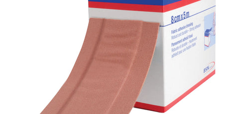 Leukoplast Strong Fabric Adhesive Dressing 8cmx5m Each - BeHope