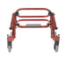 Nimbo 2G Lightweight Posterior Walker with Seat, Large, Castle Red - Behope - KA4200S-2GCR