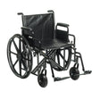 Sentra EC Heavy Duty Wheelchair, Detachable Desk Arms, Swing away Footrests, 20" Seat - BeHope