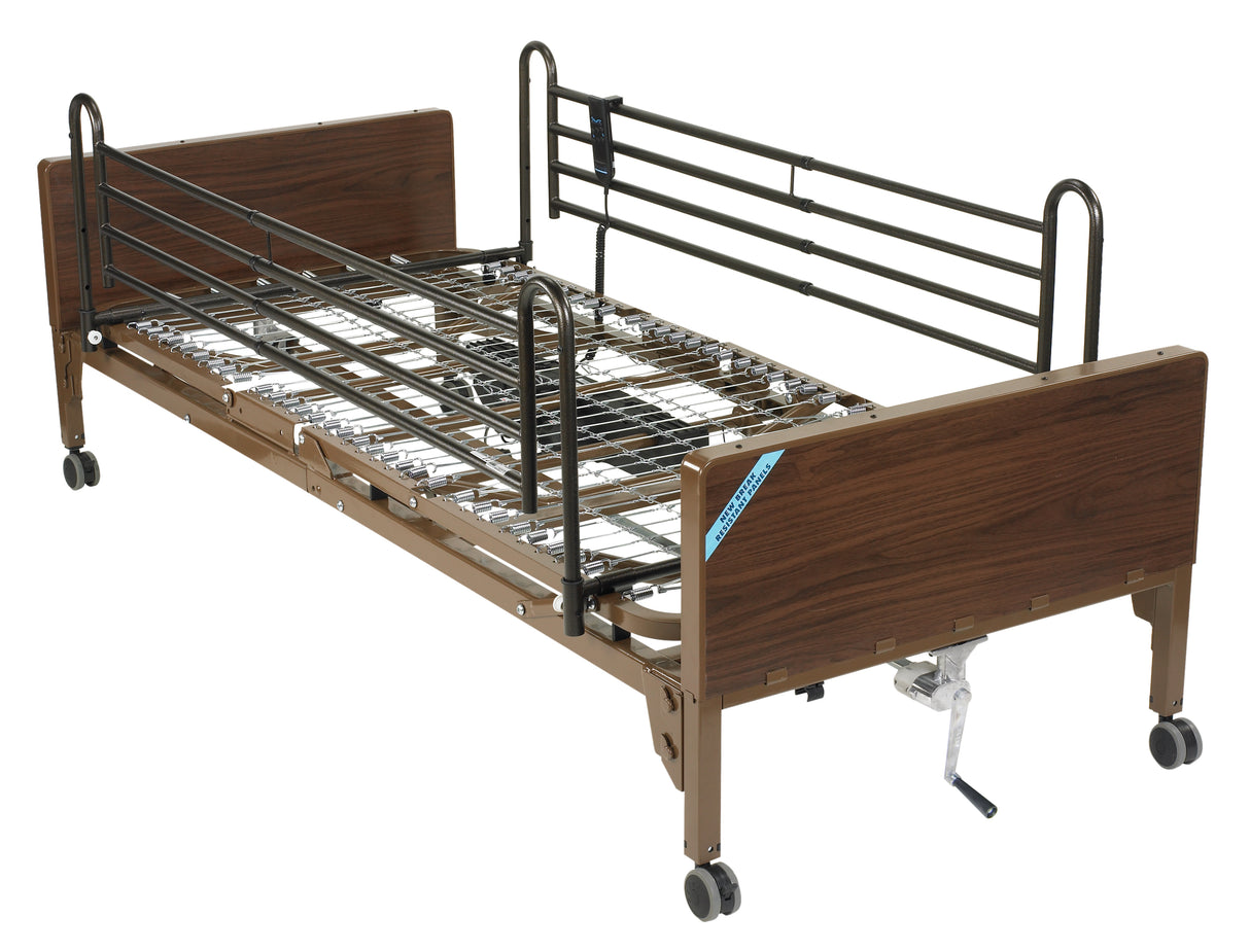 Delta Ultra Light Full Electric Low Hospital Bed with Full Rails