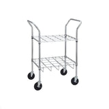 Chrome Oxygen Cylinder Cart - BeHope