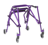 Andador posterior ligero Nimbo 2G con asiento, mediano, color morado mago