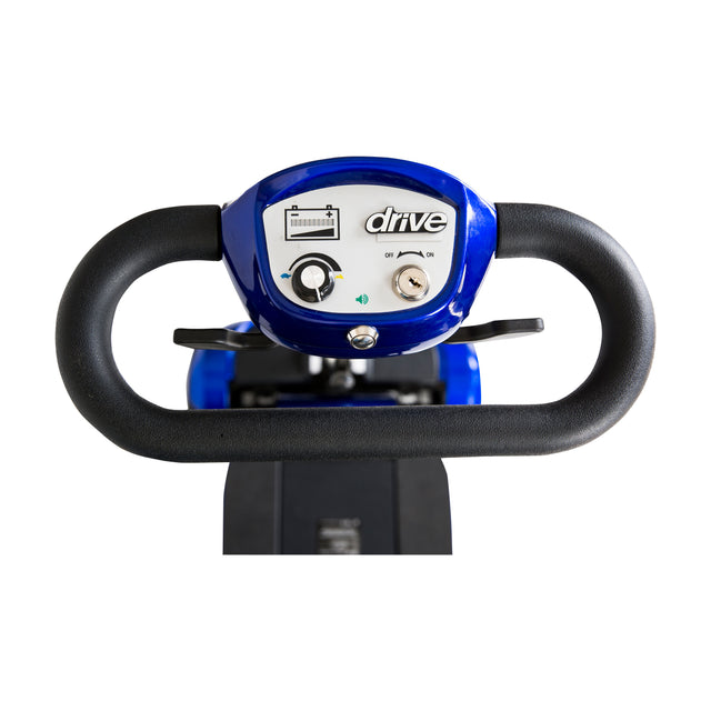 Zoome Auto-flex Folding Travel Scooter, Blue - BeHope