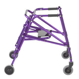 Andador posterior ligero Nimbo 2G con asiento, mediano, color morado mago