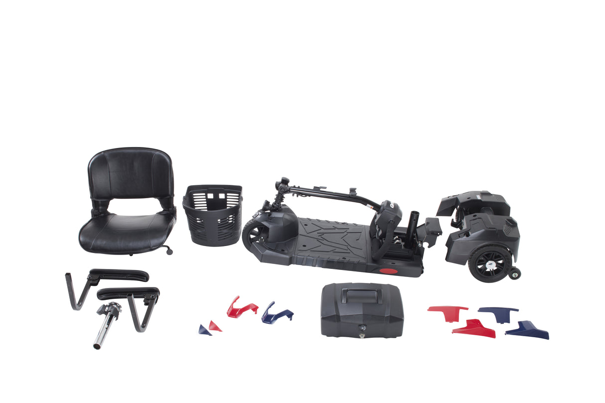 Scout Compact Travel Power Scooter, 3 Wheel - BeHope