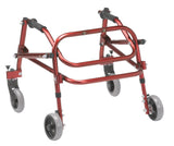 Nimbo 2G Lightweight Posterior Walker, Extra Small, Castle Red