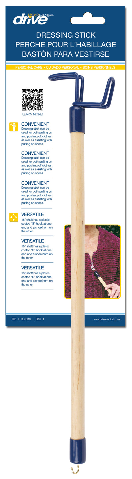 Lifestyle Dressing Stick, 24" - BeHope