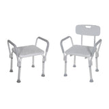 Shower Chair With Back And Removable Padded Arms - BeHope