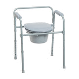 Steel Folding Frame Commode